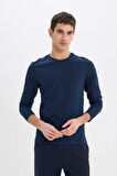 DeFacto Slim Fit Dar Kesim Bisiklet Yaka Uzun Kollu Üst Z2771AZ25SPNV135