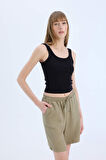 DeFacto Slim Fit Dar Kesim Basic Düz Bisiklet Yaka Fitilli Kaşkorse Atlet E5540AX25SMBK81