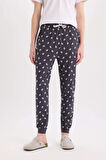 Regular Fit Desenli Cepli Pijama Altı
