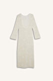 Regular Fit Uzun Kollu Dantelli Maxi Plaj Elbisesi-Fall in Love