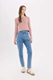 Slim Fit Dar Kesim Bisiklet Yaka Hırka