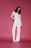 DeFacto Pijama Takımı Uzun Kollu Üst Uzun Altı-Fall in Love D8457AX25SPER98