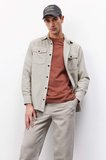 DeFacto %100 Pamuk Regular Fit Polo Yaka Basic Düz Uzun Kollu Gömlek B2654AX25SPBG170