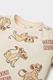 Erkek Bebek Disney Lion King Pijama Takımı Kısa Kollu Penye Üst Beli Lastikli Şort