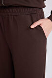 DeFacto Wide Leg Eşofman Altı Basic Düz Cepli Beli Lastikli Soft Touch Geniş Bol Paça E5818AX25SPBN267