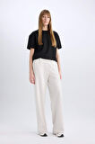 DeFacto 	Wide Leg Eşofman Altı Basic Düz Cepli Beli Lastikli Soft Touch Geniş Bol Paça E5818AX25SPBG350