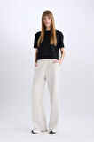 DeFacto 	Wide Leg Eşofman Altı Basic Düz Cepli Beli Lastikli Soft Touch Geniş Bol Paça E5818AX25SPBG350