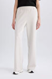 DeFacto 	Wide Leg Eşofman Altı Basic Düz Cepli Beli Lastikli Soft Touch Geniş Bol Paça E5818AX25SPBG350
