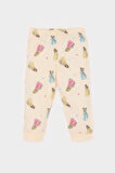 Kız Bebek Pijama Takımı Disney Prenses Kız Baskılı  Penye Uzun Kollu Pijama Üstü Esnek Belli Pijama Altı 