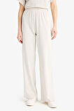 	Wide Leg Basic Düz Geniş Paça Premium Pantolon