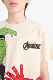 Erkek Çocuk Marvel Avengers 2'li Takım Kısa Kollu Tişört Şort