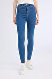 Defacto Kadın Jean Pantolon B7498AX/NM28 MID BLUE