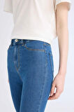 Defacto Kadın Jean Pantolon B7498AX/NM28 MID BLUE