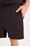 Regular Fit Düz Paça Şort
