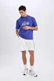 DeFactoFit NBA Los Angeles Lakers Standart Fit Kısa Paça Şort W9811AZ25SPER105