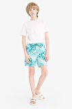 DeFacto Erkek Çocuk Floral Deniz Şortu E5182A825HSBE520