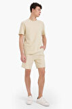 DeFacto %100 Pamuk Relax Fit Twill Dokulu Cepli Şort E2590AX25SMBG430