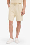 DeFacto %100 Pamuk Relax Fit Twill Dokulu Cepli Şort E2590AX25SMBG430