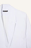 Oversize Geniş Kalıp Keten Karışımlı Blazer Ceket