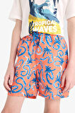 DeFacto Erkek Çocuk Floral Deniz Şortu E5181A825HSOG235