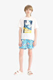 Erkek Çocuk Desenli Deniz Şortu