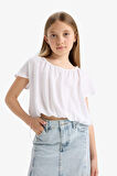 DeFacto Kız Çocuk Kısa Kollu Bluz E6855A825SMWT34
