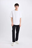 DeFacto Sergio Regular Fit Normal Kalıp Normal Bel Boru Paça Siyah Jean Pantolon E7449AX25SPNM40