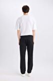 DeFacto Sergio Regular Fit Normal Kalıp Normal Bel Boru Paça Siyah Jean Pantolon E7449AX25SPNM40