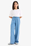 Kız Çocuk Wide Leg Geniş Paça Jean Pantolon