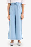 Kız Çocuk Culotte Geniş Paça Jean Pantolon