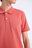 Regular Fit Kısa Kollu Basic Düz Pike Polo Tişört