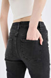 DeFacto Skinny Fit Yüksek Bel Düz Paça Uzun Jean Kar Yıkamalı Pantolon D6601AX25SPNM40