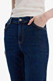 DeFacto Rebeca Skinny Fit Yüksek Bel Düz Paça Uzun Jean Taş Yıkama Pantolon D8178AX25SPNM34
