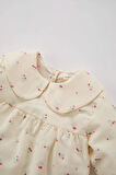 DeFacto Kız Bebek Bebe Yaka Çiçekli Twill Uzun Kollu Gömlek D9330A525SPER233