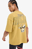 DeFactoFit NBA Chicago Bulls Oversize Geniş Kalıp Bisiklet Yaka Kısa Kollu Tişört E0347AX25SPKH63