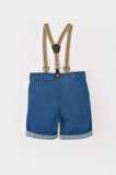 DeFacto Erkek Bebek Pantolon Askılı Jean Şort C2289A525SMNM28