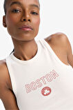 DeFactoFit NBA Boston Celtics Crop Top Bisiklet Yaka Fitilli Kaşkorse Sporcu Atlet D8802AX25SPER105