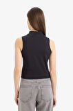 Slim Fit Dar Kesim Yarım Balıkçı Basic Düz  Yaka Atlet