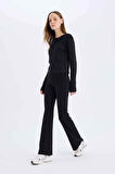 Coool Flare Fit Ribana Pantolon