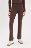 Coool Flare Fit Esnek Belli İspanyol Paça Ribana Pantolon