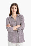 DeFacto Regular Fit Kareli Uzun Kollu Gömlek K6402AZ25SPBR400