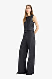 Wide Leg Yüksek Bel Geniş Paça  Uzun Jean Pantolon