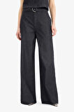 Wide Leg Yüksek Bel Geniş Paça  Uzun Jean Pantolon