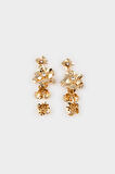 DeFacto Kadın Çiçekli Gold Küpe E8045AXNSGD1