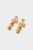 DeFacto Kadın Çiçekli Gold Küpe E8045AXNSGD1