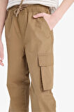 Erkek Çocuk Kargo Jogger Standart Paça Paraşüt Pantolon