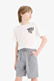 Erkek Çocuk Regular Fit Gabardin Şort