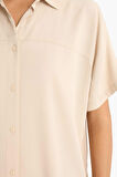 Boxy Fit Belmando Kısa Kollu Gömlek