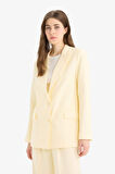 DeFacto x Afra Loose Fit Kruvaze Yaka Düğmeli Blazer Ceket	 Z8276AZ25SPER182