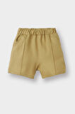 Erkek Bebek 2'li Takım Flamlı Pamuk Kısa Kollu Gömlek Şort